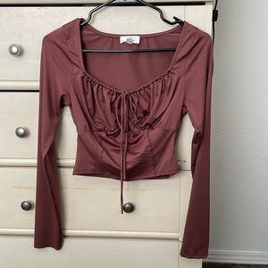 women’s cropped blouse